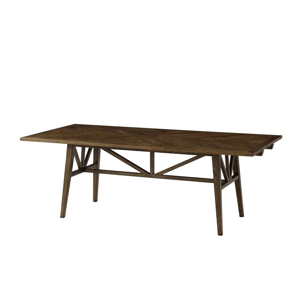 Theodore Alexander - Nova Extending Dining Table in Dusk Finish - TAS54082-C254 veiw 2