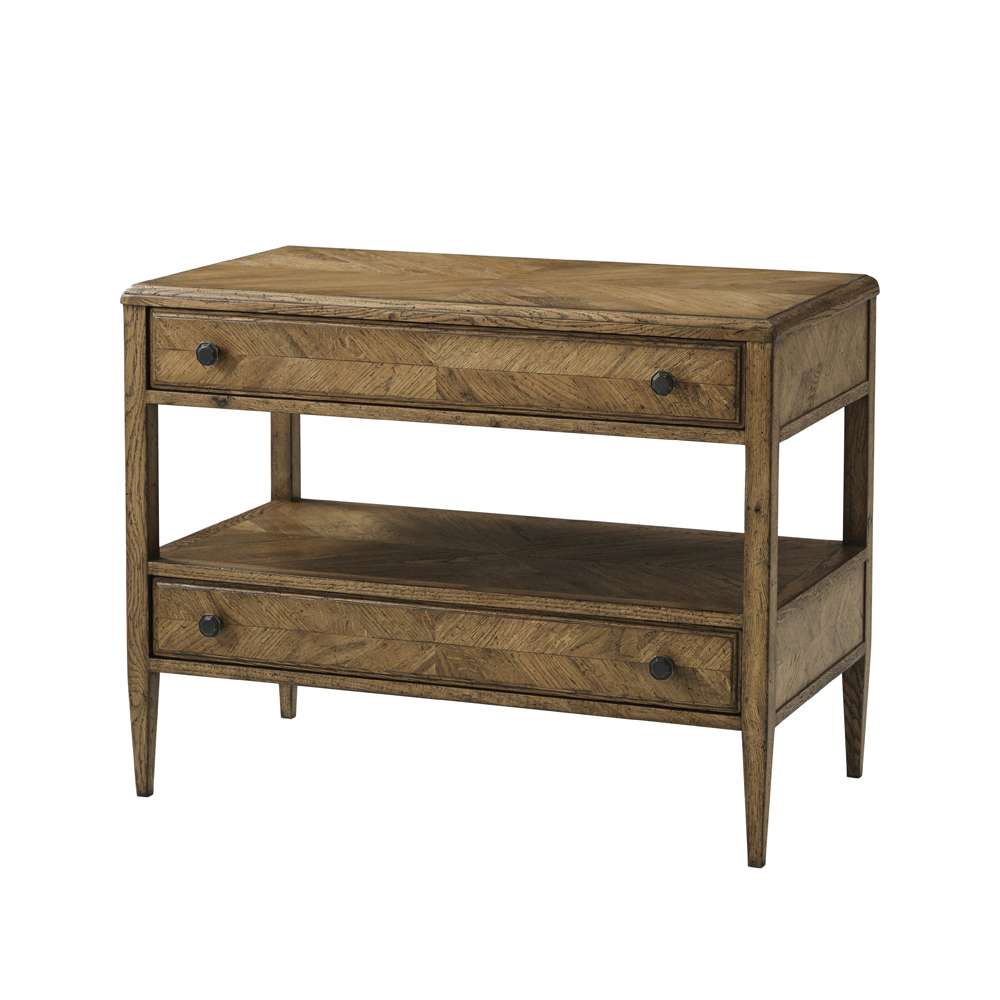 Theodore Alexander - Nova Night Stand in Dawn Finish - TAS60040-C253 veiw 1