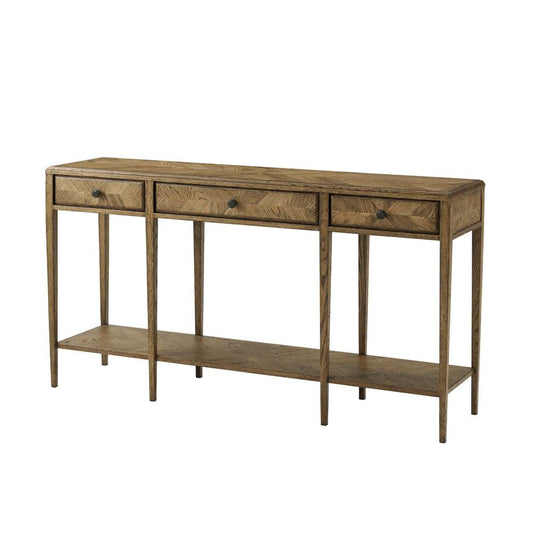 Theodore Alexander - Nova Two Tiered Console Table in Dawn Finish - TAS53036-C253 veiw 1