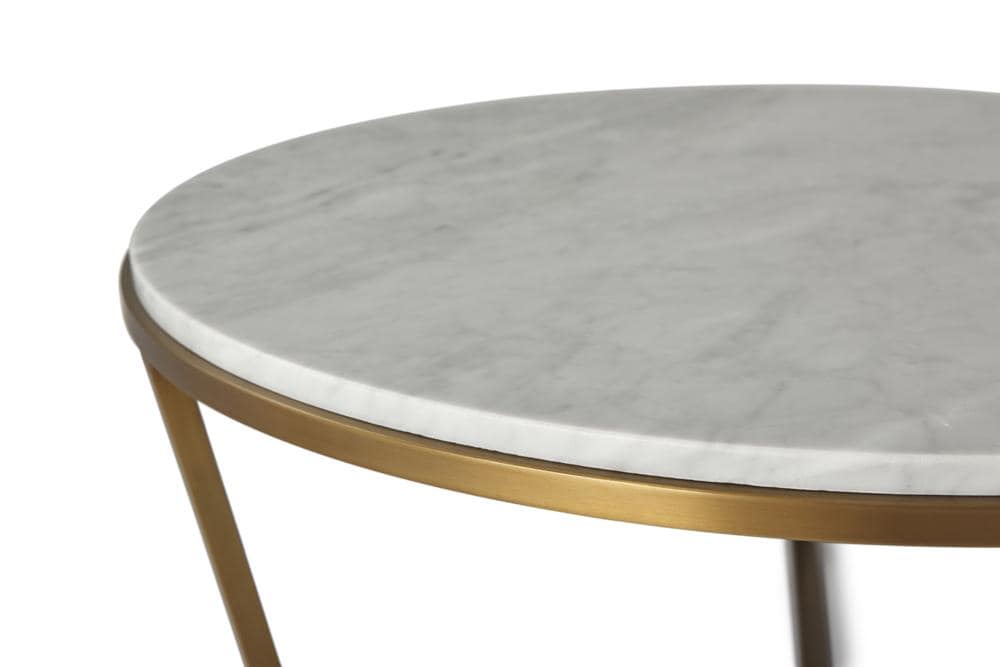 Theodore Alexander - TA Studio No. 4 Small Fisher Round Cocktail Table Marble - TAS51035-C096 veiw 3