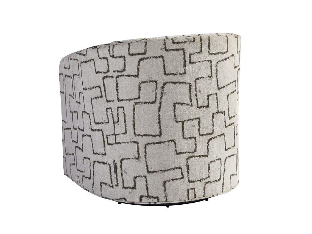 Tommy Bahama Home - Los Altos Colton Swivel Chair in Ivory and Brown - 01-7277-11SW-40 veiw 3