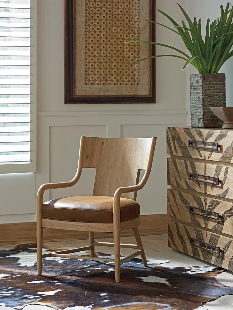 Tommy Bahama Home - Los Altos Radford Leather Chair - 01-1837-11-LL-40 veiw 2