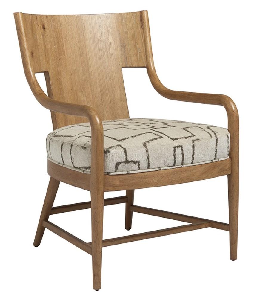 Tommy Bahama Home - Los Altos Radford Chair in Ivory and Brown - 01-1837-11-40 veiw 1