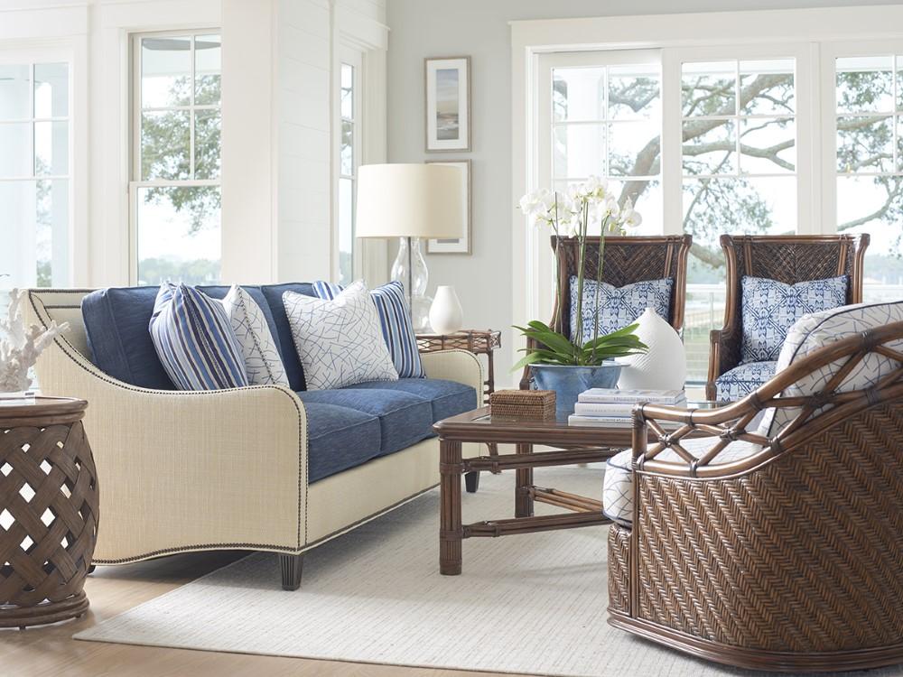Tommy Bahama Home - Twin Palms Koko Sofa in Blue - 01-7212-33-41 veiw 2