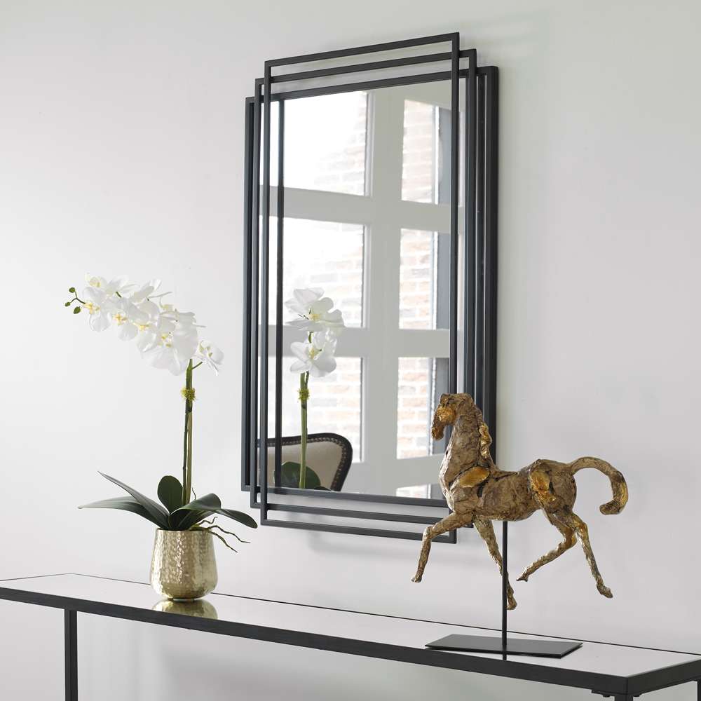 Uttermost - Amherst Black Iron Mirror - 09768 veiw 4