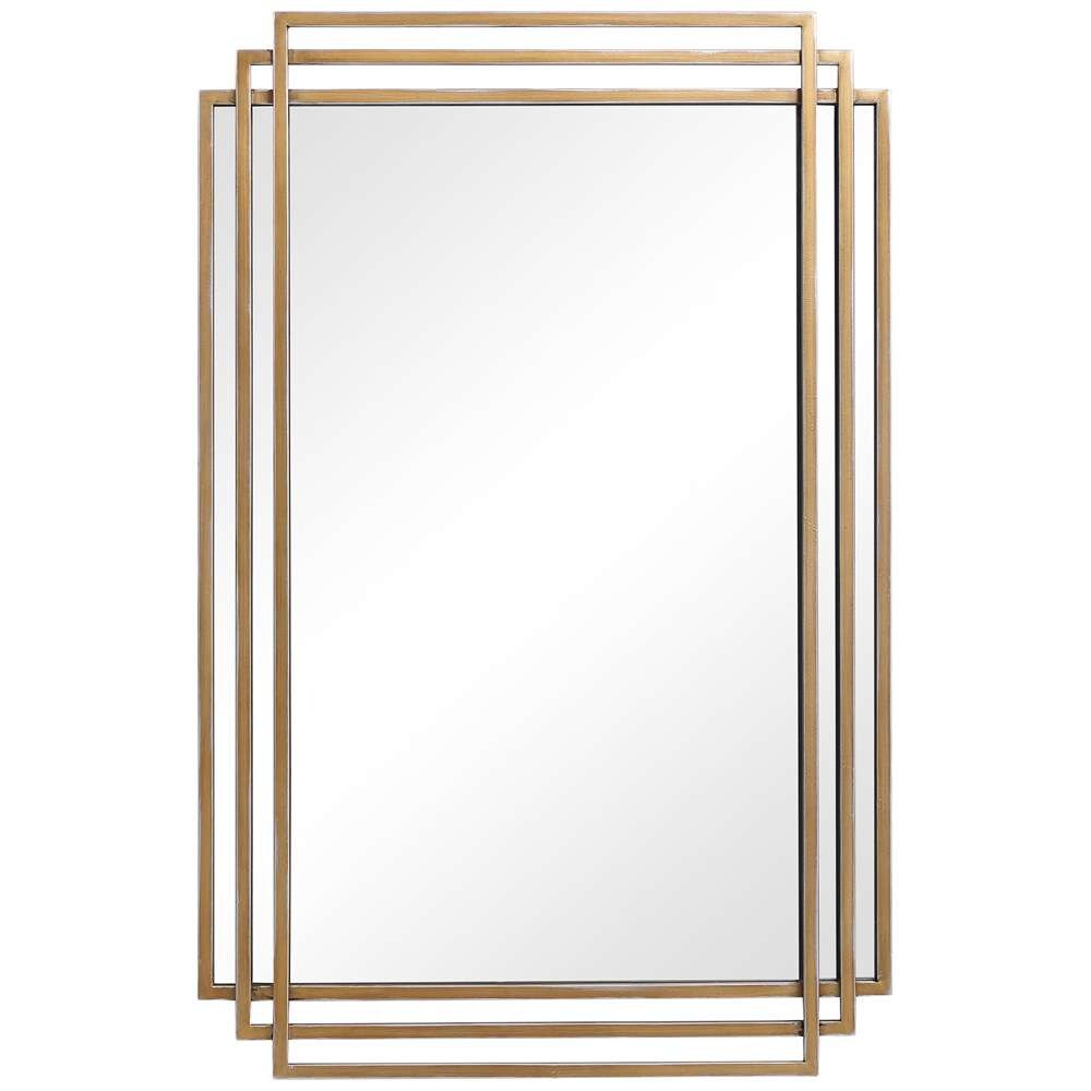 Uttermost - Amherst Brushed Gold Mirror - 09688 veiw 1