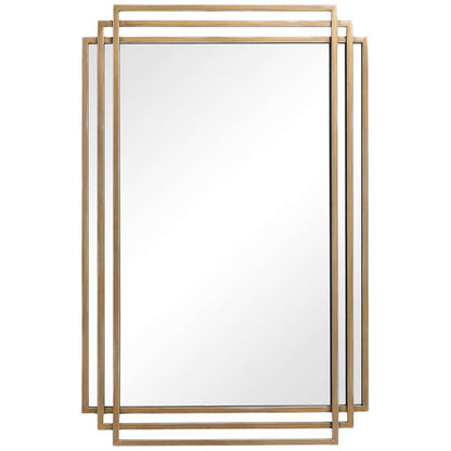 Uttermost - Amherst Brushed Gold Mirror - 09688 veiw 1