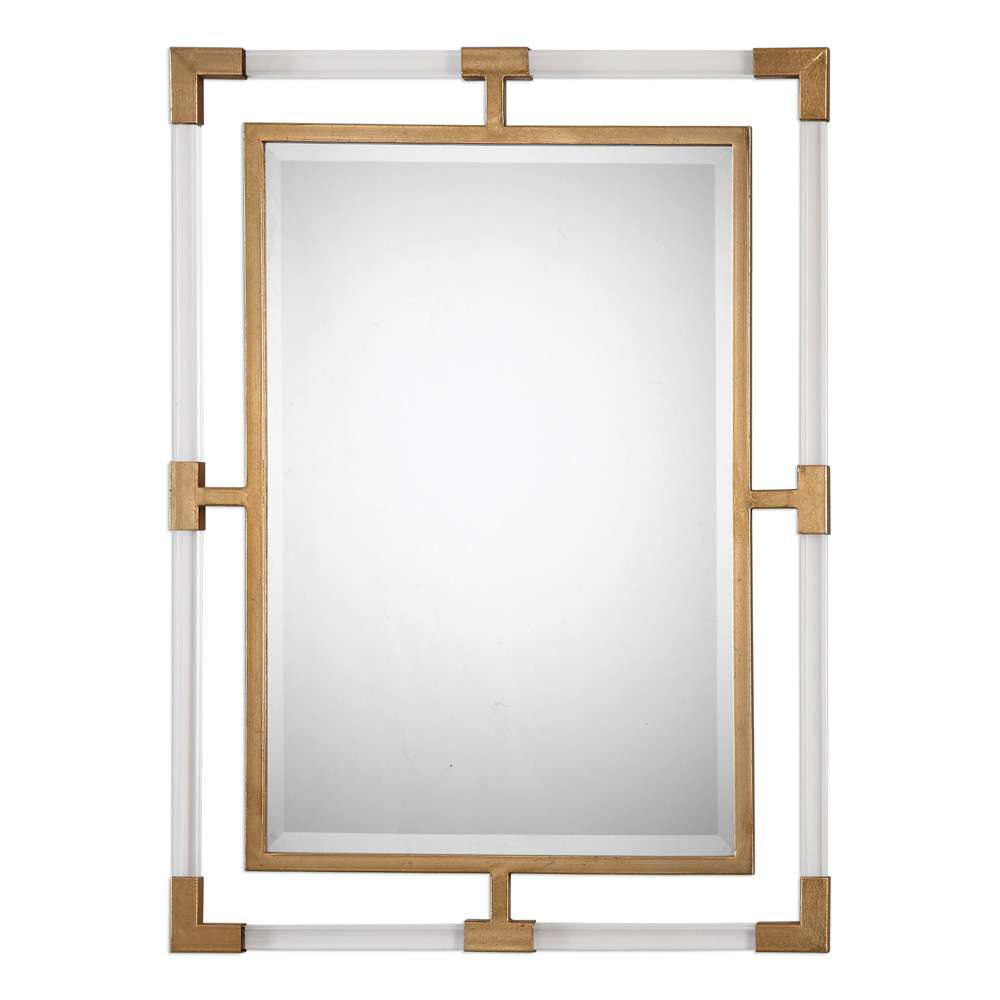 Uttermost - Balkan Modern Gold Wall Mirror - 09124 veiw 1