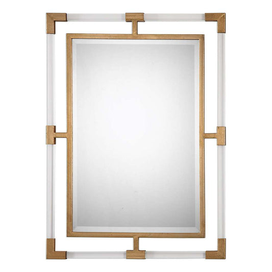Uttermost - Balkan Modern Gold Wall Mirror - 09124 veiw 1