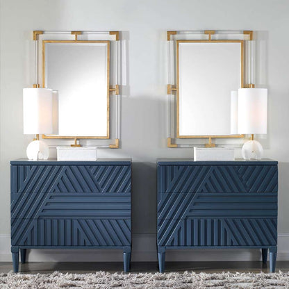 Uttermost - Balkan Modern Gold Wall Mirror - 09124 veiw 3