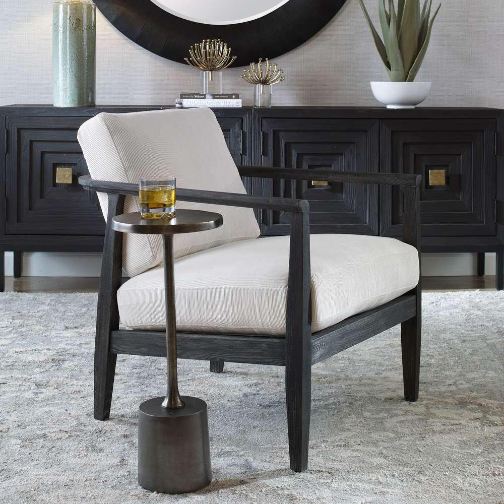 Uttermost - Brunei White Accent Chair - 23696 veiw 2