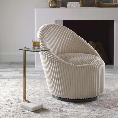 Uttermost - Butler Brass Accent Table - 25136 veiw 4