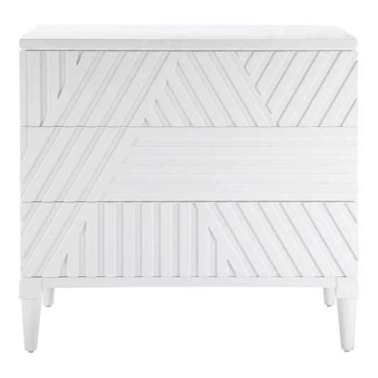 Uttermost - Colby White Drawer Chest - 25382 veiw 1