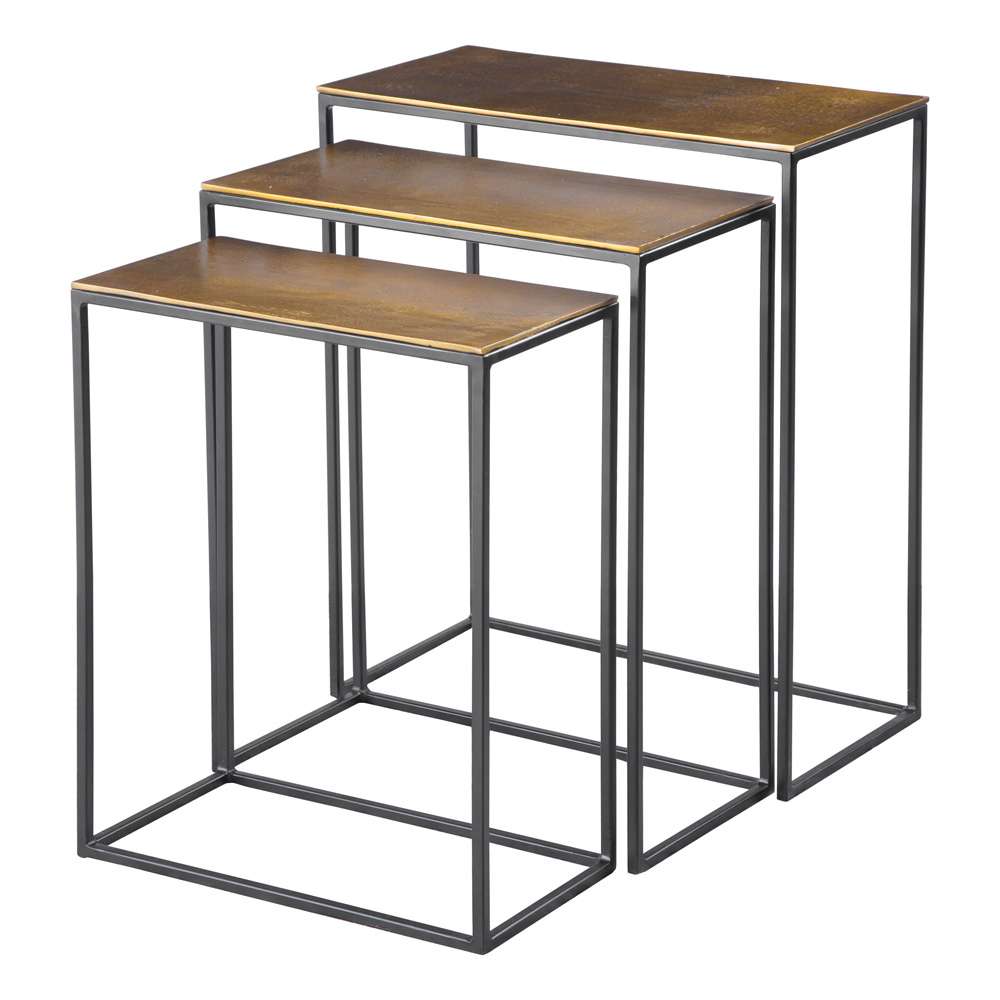 Uttermost - Coreene Gold Nesting Tables Set/3 - 25050 veiw 1