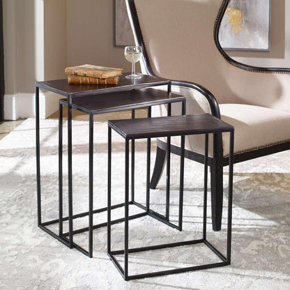 Uttermost - Coreene Iron Nesting Tables (Set of 3) - 25040 veiw 4