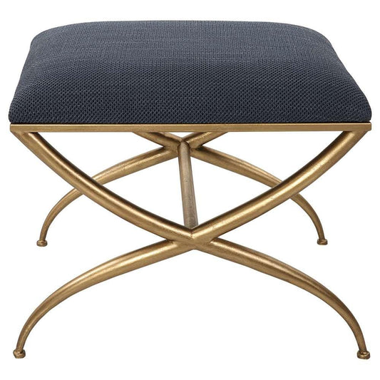 Uttermost - Crossing Small Navy Bench - 23678 veiw 1