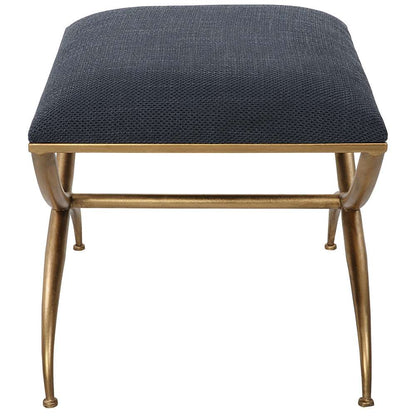 Uttermost - Crossing Small Navy Bench - 23678 veiw 3