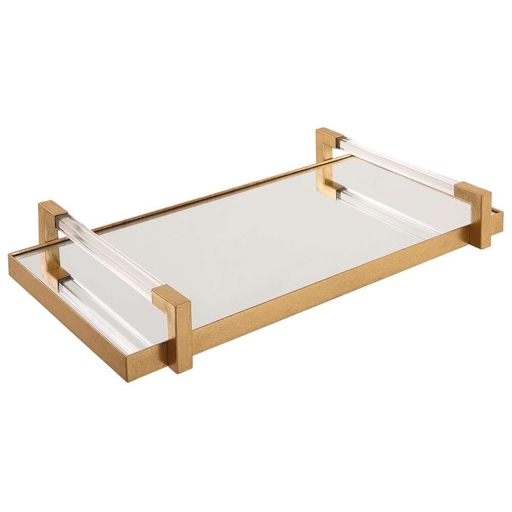 Uttermost - Deki Gold Mirrored Tray - 18083 veiw 3
