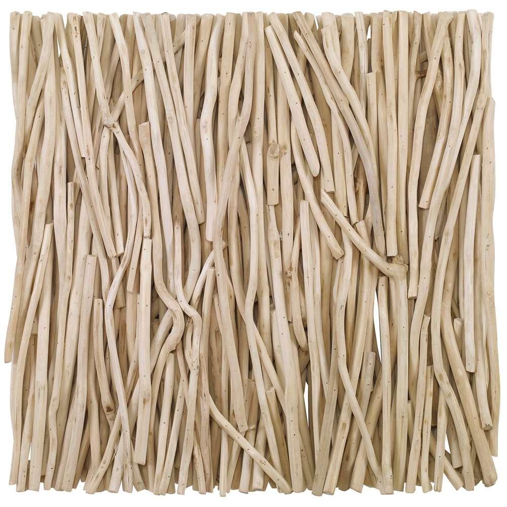 Uttermost - Gathered Teak Square Bleached Wood Wall Decor - 04352 veiw 1