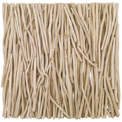 Uttermost - Gathered Teak Square Bleached Wood Wall Decor - 04352 veiw 1