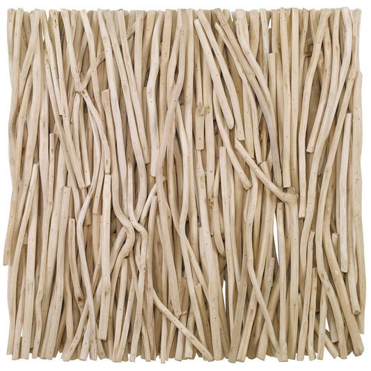 Uttermost - Gathered Teak Square Bleached Wood Wall Decor - 04352 veiw 1
