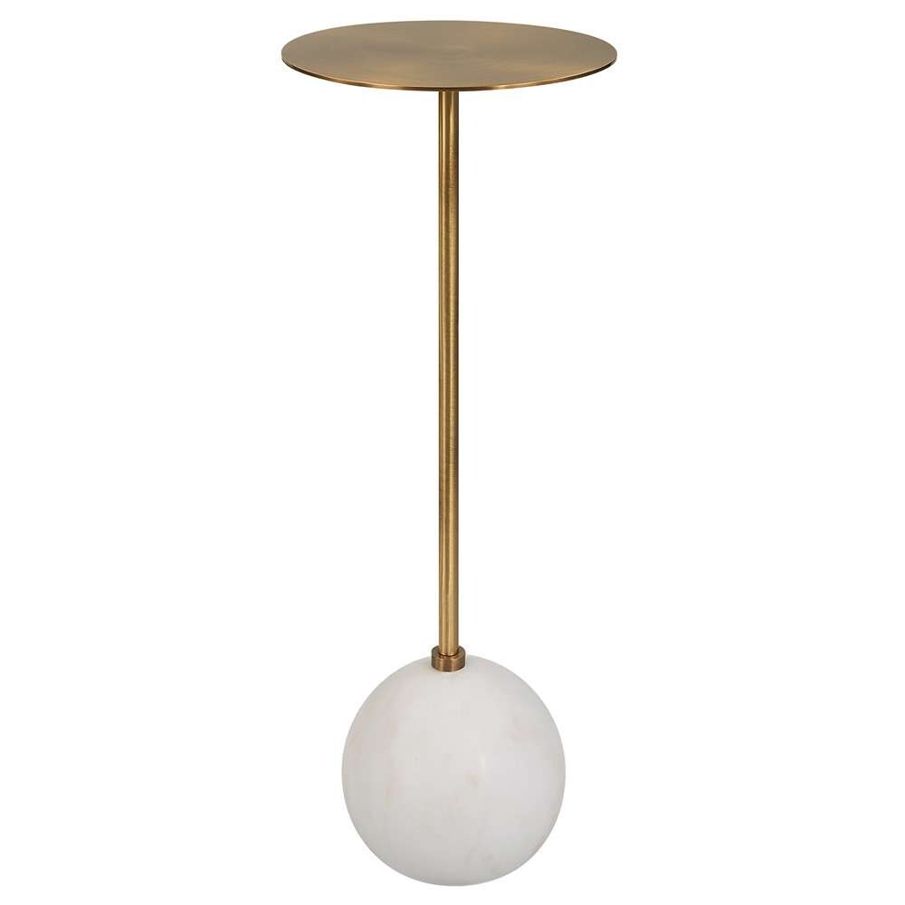 Uttermost - Gimlet White Drink Table - 25216 veiw 1