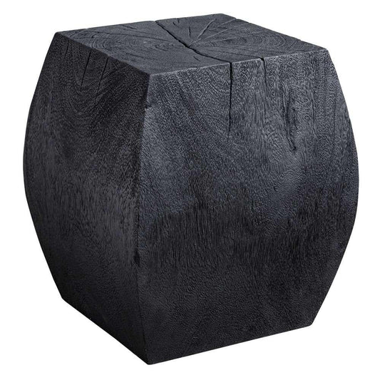 Uttermost - Grove Black Wooden Accent Stool - 25296 veiw 1
