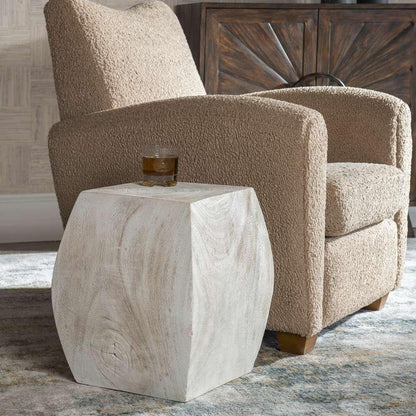 Uttermost - Grove Ivory Wooden Accent Stool - 25295 veiw 3