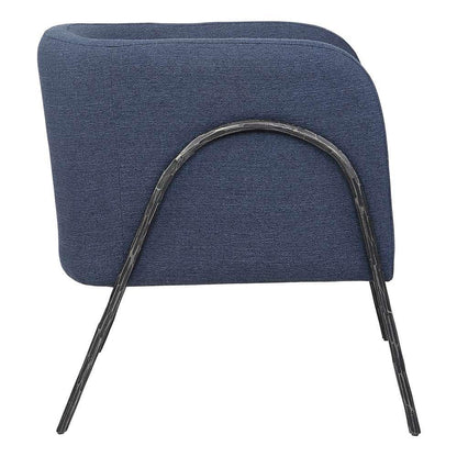 Uttermost - Jacobsen Denim Barrel Chair - 23683 veiw 3