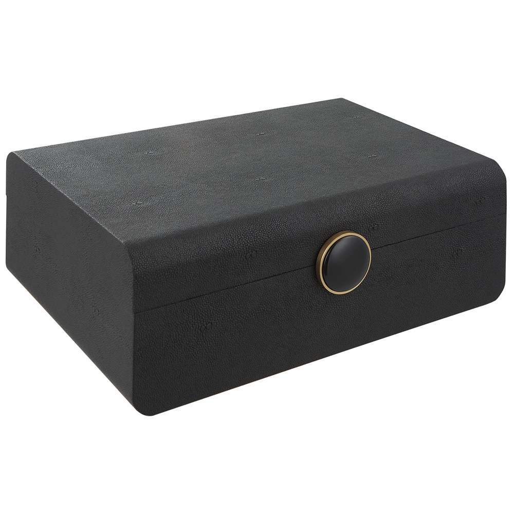 Uttermost - Lalique Black Shagreen Box  - 18058 veiw 3