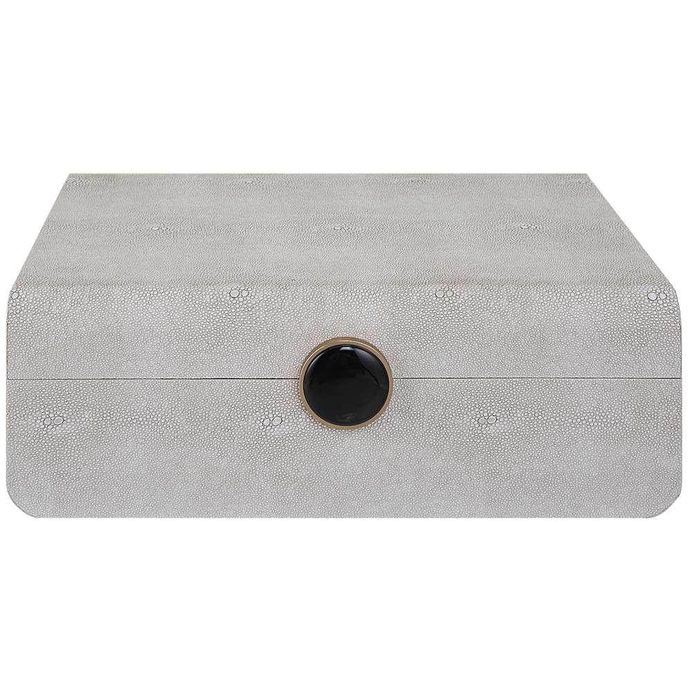 Uttermost - Lalique White Shagreen Box - 17995 veiw 1