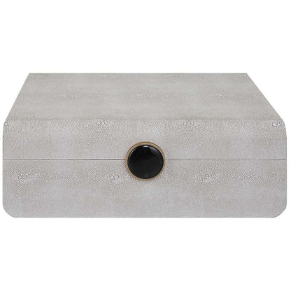 Uttermost - Lalique White Shagreen Box - 17995 veiw 1