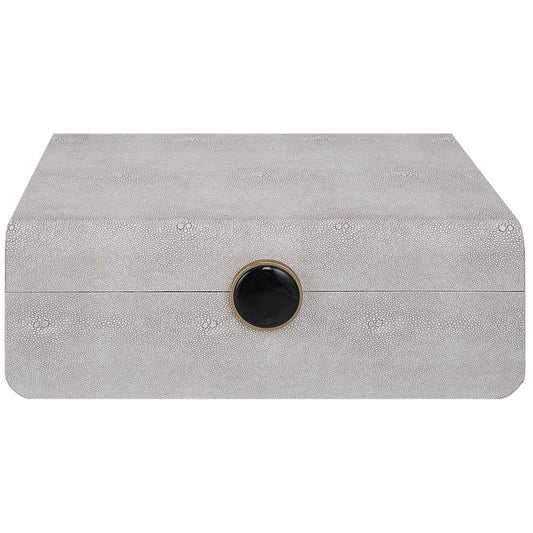 Uttermost - Lalique White Shagreen Box - 17995 veiw 1