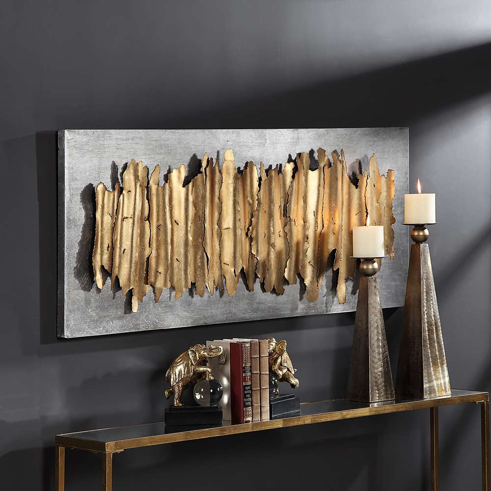 Uttermost - Lev Gold Metal Wall Decor - 04195 veiw 3