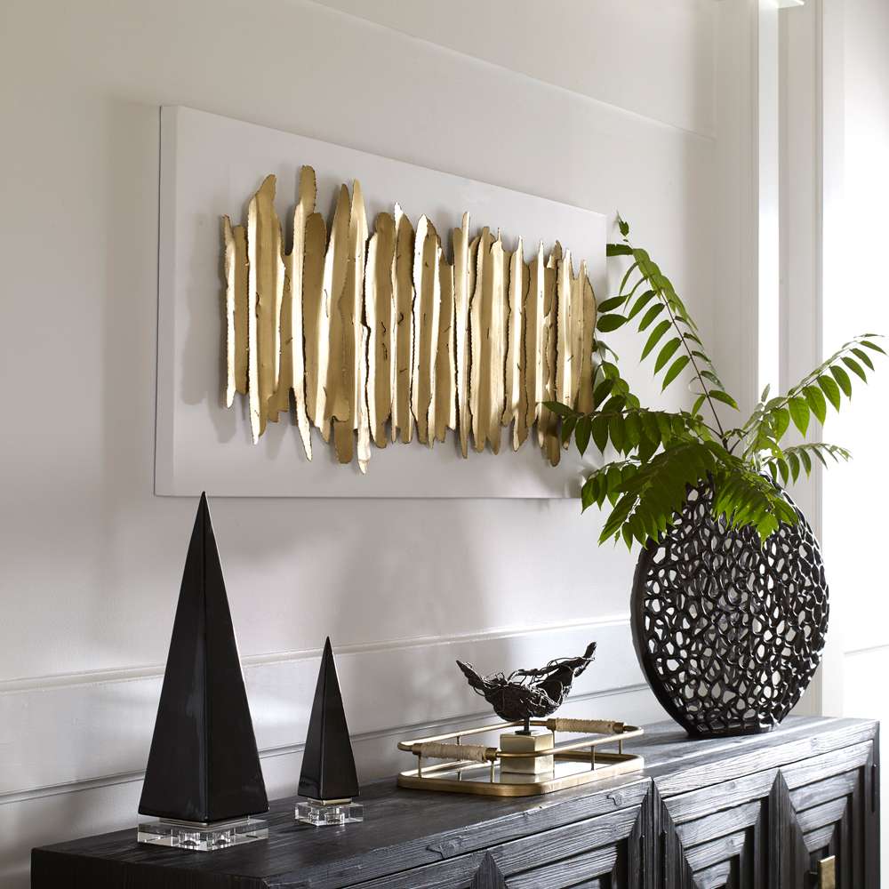 Uttermost - Lev White Metal Wall Decor - 04320 veiw 4