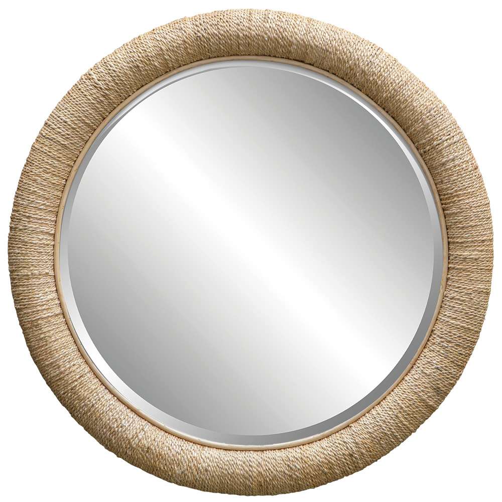 Uttermost - Mariner Natural Round Mirror - 08169 veiw 1