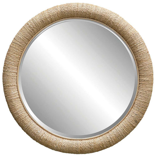 Uttermost - Mariner Natural Round Mirror - 08169 veiw 1