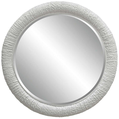 Uttermost - Mariner White Round Mirror - 08168 veiw 1