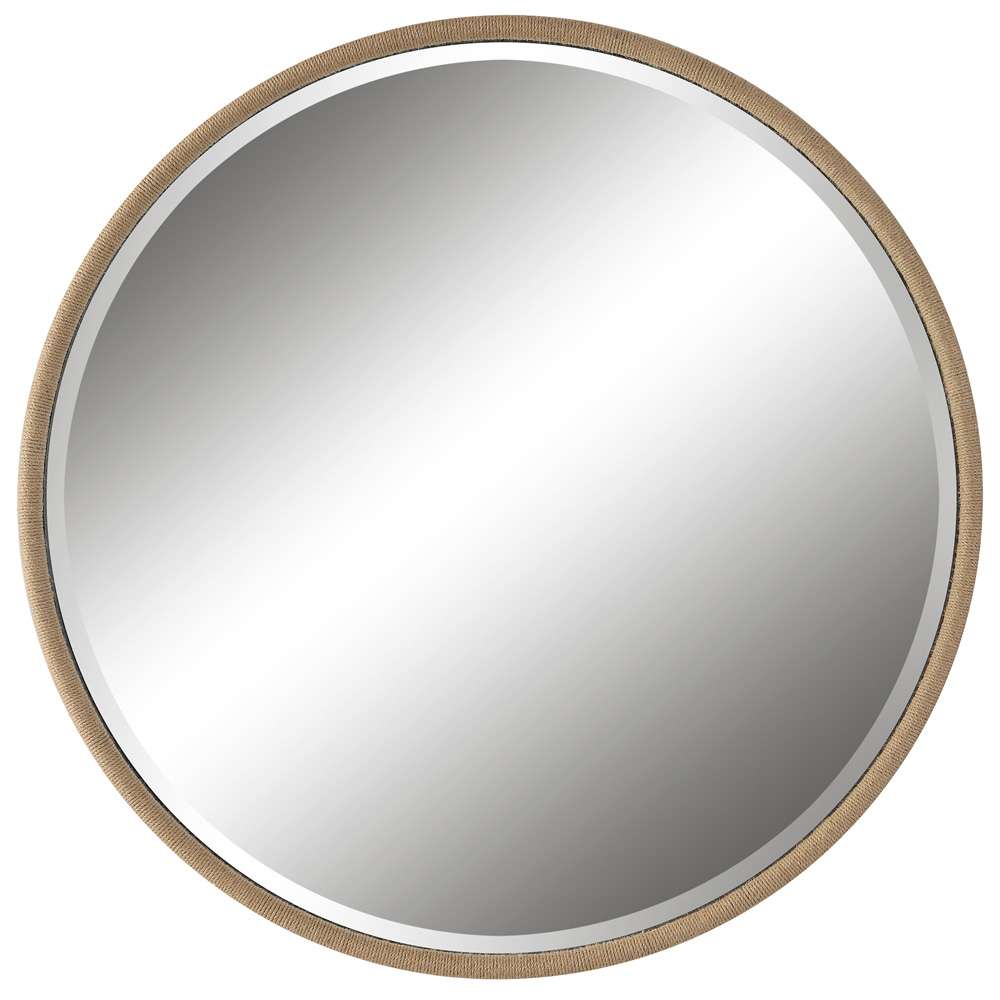 Uttermost - Ranchero Natural Rope Round Mirror - 09887 veiw 1