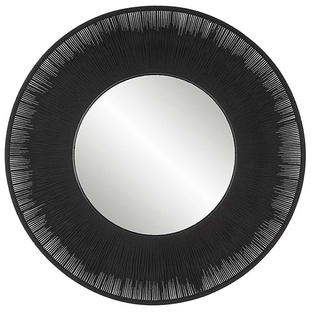 Uttermost - Sailors Knot Black Round Mirror - 09823 veiw 1