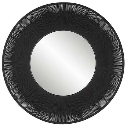 Uttermost - Sailors Knot Black Round Mirror - 09823 veiw 1