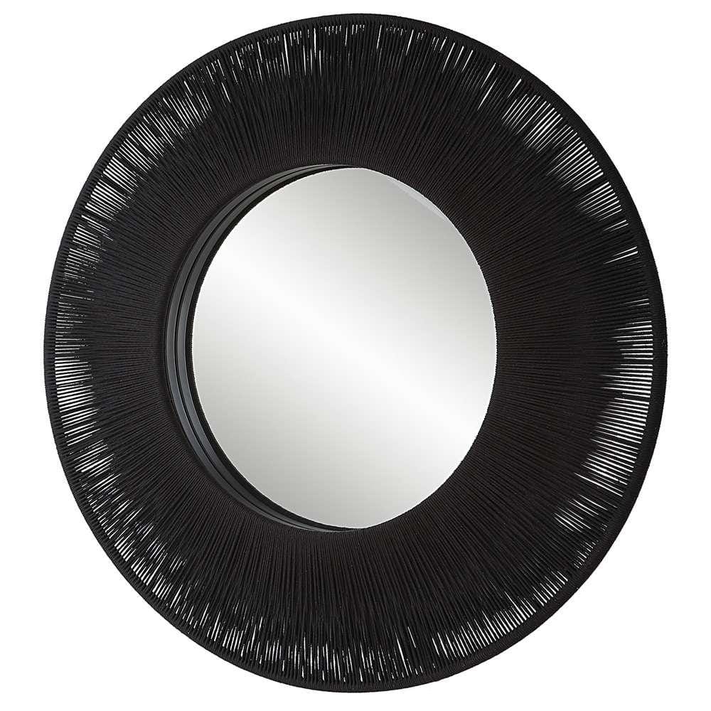 Uttermost - Sailors Knot Black Round Mirror - 09823 veiw 3