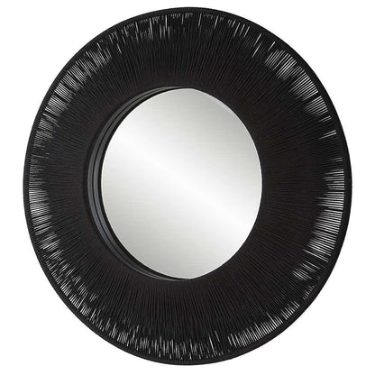 Uttermost - Sailors Knot Black Round Mirror - 09823 veiw 3