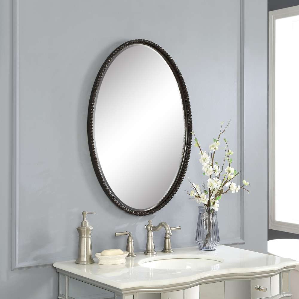 Uttermost - Sherise Bronze Oval Mirror - 01101-B veiw 2