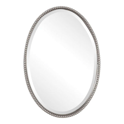 Uttermost - Sherise Brushed Nickel Oval Mirror - 01102-B veiw 1