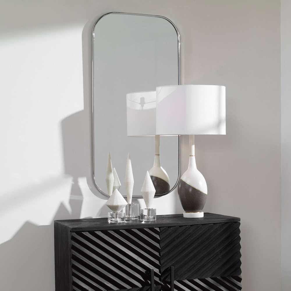 Uttermost - Taft Polished Nickel Mirror - 09719 veiw 2