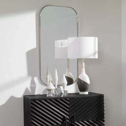 Uttermost - Taft Polished Nickel Mirror - 09719 veiw 2