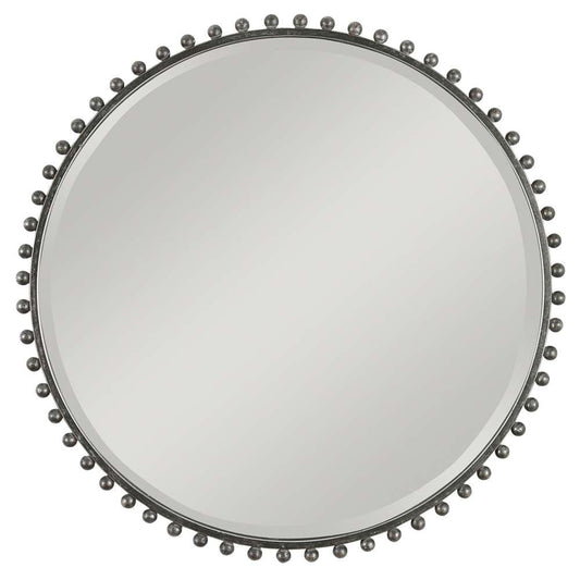 Uttermost - Taza Round Iron Mirror - 09691 veiw 1