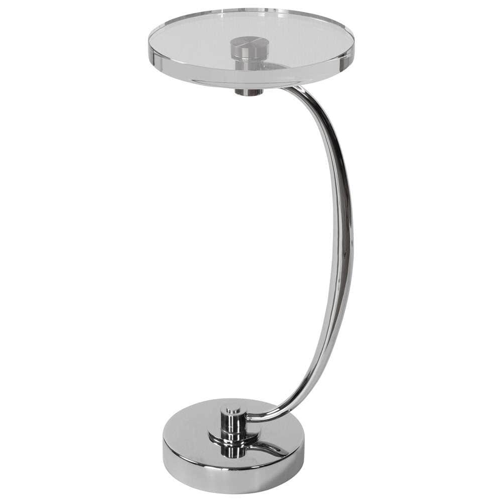 Uttermost - Waveney Nickel Drink Table - 25144 veiw 1