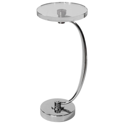 Uttermost - Waveney Nickel Drink Table - 25144 veiw 1